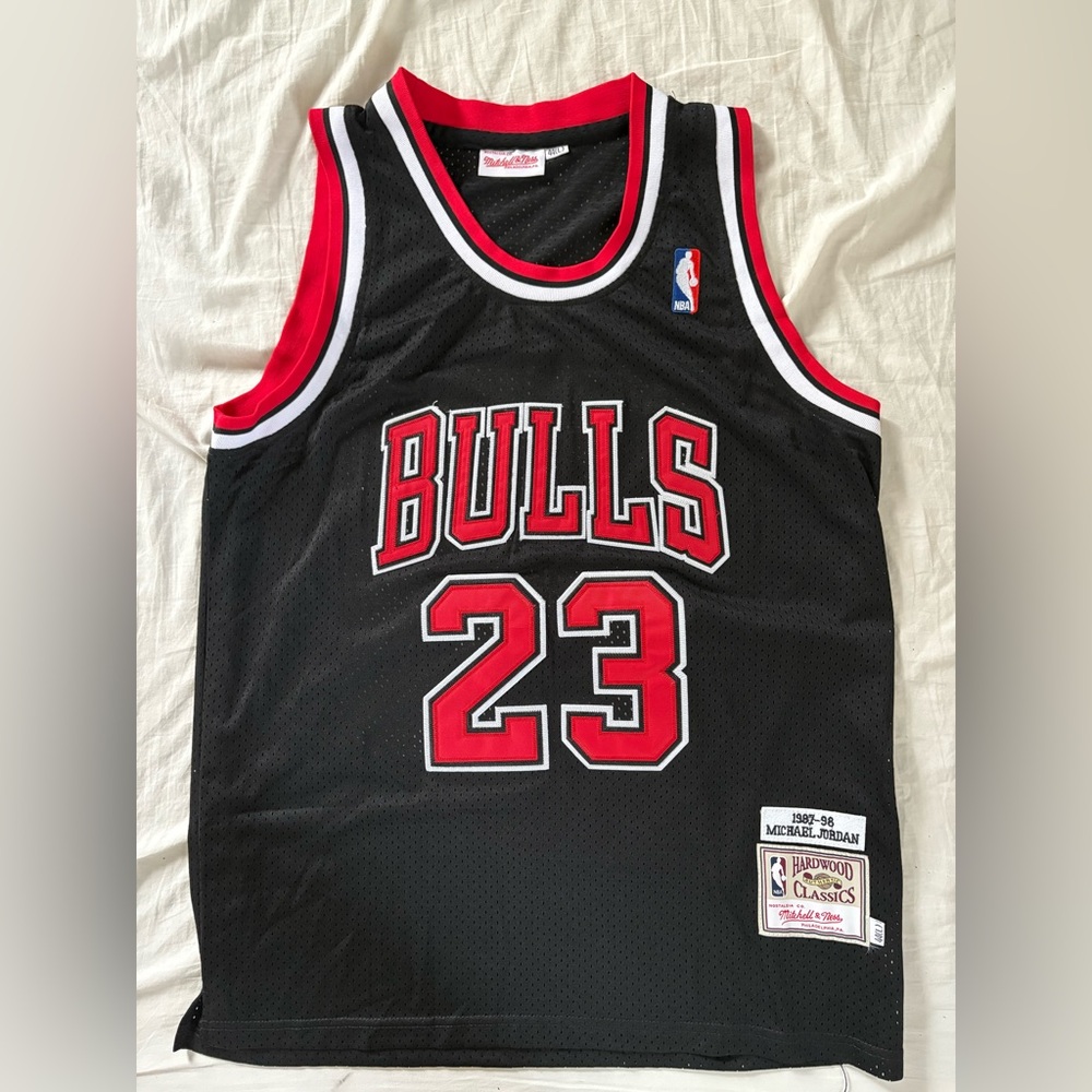 Michael Jordan, Chicago Bulls, Black Jersey